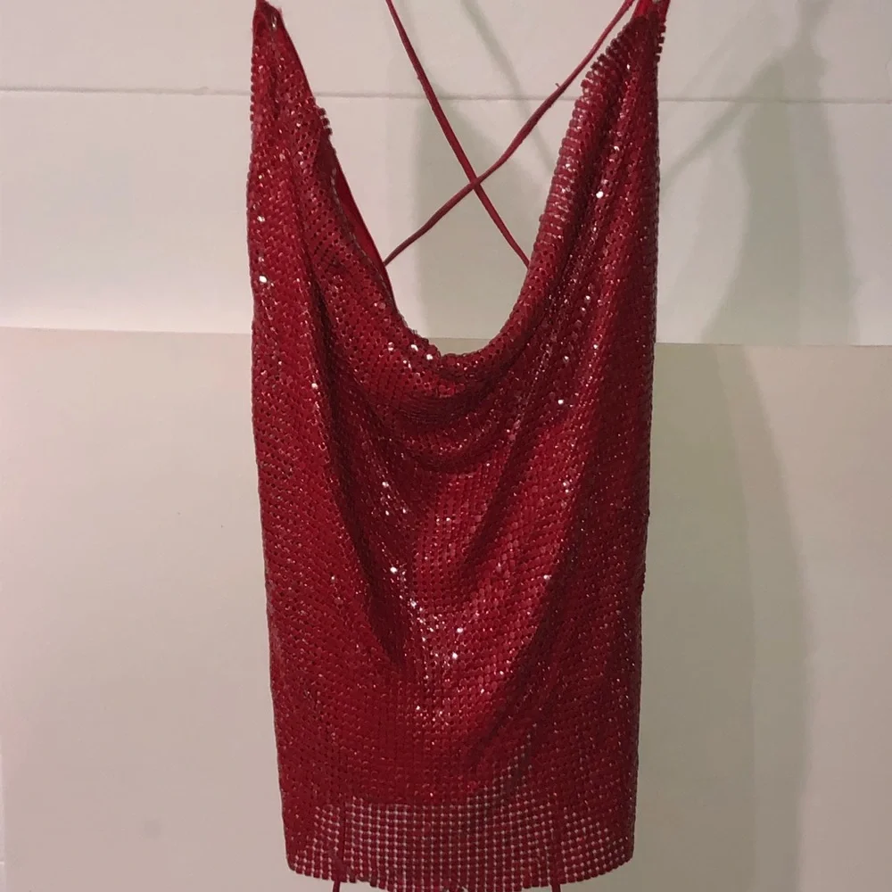 COPY - NWOT Vintage Lightweight Chain-linked Dancers Top - Picture 2 of 8